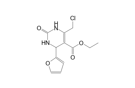 5-pyrimidinecarboxylic acid, 6-(chloromethyl)-4-(2-furanyl)-1,2,3,4-tetrahydro-2-oxo-, ethyl ester
