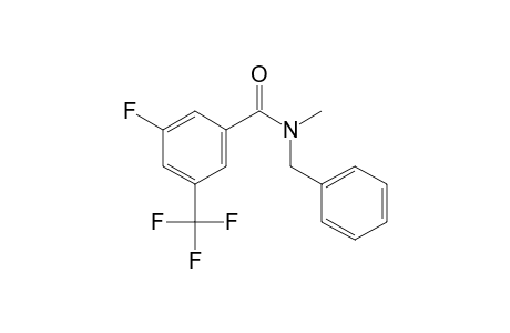 Benzamide, 3-fluoro-5-trifluoromethyl-N-benzyl-N-methyl-