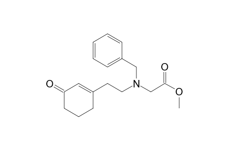 3-[2-[(N-Benzyl-N-(methoxycarbonylmethyl))amino]ethyl]-2-cyclohexenone