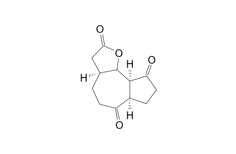 3a,.alpha.,4,5,7,8,9b.beta.-Hexahydroazuleno(4,5-b)furan-2(3H),6(6a.alpha.H),9-(9a.alpha.H)-trione