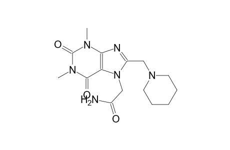 2-[1,3-dimethyl-2,6-dioxo-8-(1-piperidinylmethyl)-1,2,3,6-tetrahydro-7H-purin-7-yl]acetamide