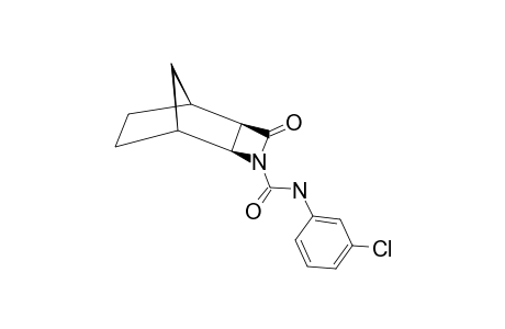 3-Meta-chlorophenyl-carbamoyl-aza-4-oxotetracyclo-[4.2.1.0]-nonane