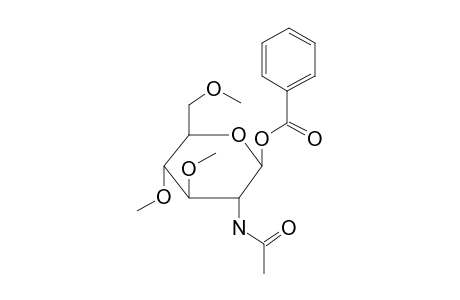 Glucosamine, N-acetyl-1-o-benzoyl-3,4,6-tri-o-methyl-