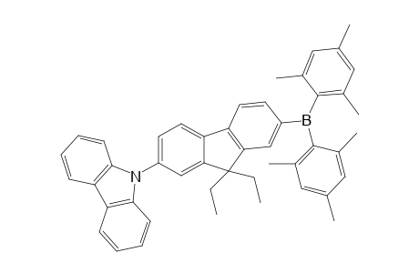 2N-Carbazolyl-7-(dimesitylboryl)-9,9-diethylfluorene