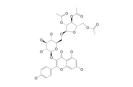 KAEMPFEROL-3-[2,3,4-TRIACETYL-ALPHA-L-ARABINOFURANOSYL-(1->6)-BETA-D-GLUCOPYRANOSIDE]