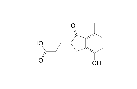 3-(4-Hydroxy-7-methyl-1-oxoinden-2-yl)propionic acid