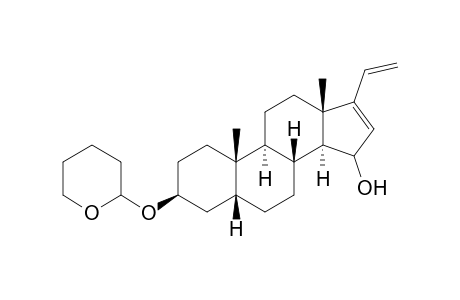Pregna-16,20-dien-15-ol, 3-[(tetrahydro-2H-pyran-2-yl)oxy]-, (3.beta.,5.beta.)-