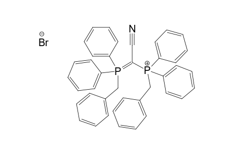 benzyl-[[benzyl(diphenyl)-lambda(5)-phosphanylidene]-cyano-methyl]-diphenyl-phosphonium bromide
