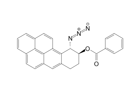 Benzo[a]pyren-9-ol, 10-azido-7,8,9,10-tetrahydro-, benzoate (ester), trans-(.+-.)-