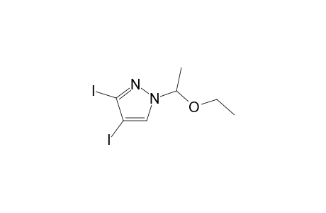 1-(1-Ethoxyethyl)-3,4-diiodo-1H-pyrazole