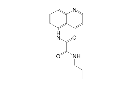 ethanediamide, N~1~-(2-propenyl)-N~2~-(5-quinolinyl)-