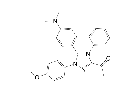 1-[3-(4-dimethylaminophenyl)-2-(4-methoxyphenyl)-4-phenyl-3H-1,2,4-triazol-5-yl]ethanone