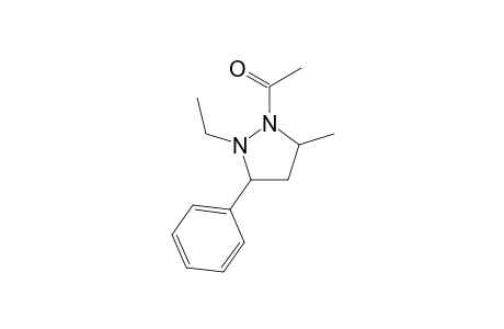 1-(2-Ethyl-5-methyl-3-phenyl-1-pyrazolidinyl)ethanone