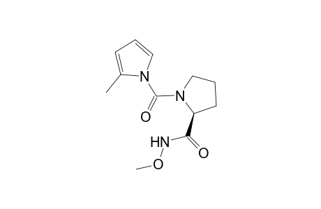 (2S)-2-(N'-Methoxycarbamoyl)-N-(2-methylpyrrolylcarbonyl)pyrrolidine