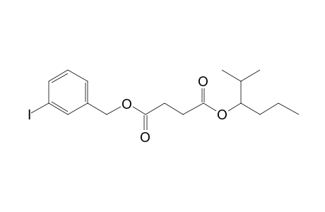 Succinic acid, 3-iodobenzyl 2-methylhex-3-yl ester