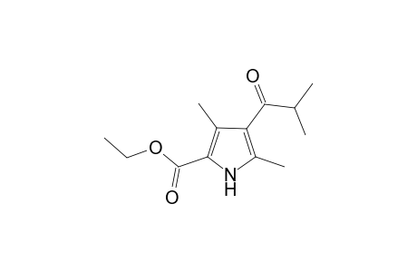 Ethyl 4-isobutyryl-3,5-dimethyl-1H-pyrrole-2-carboxylate