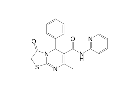 7-Methyl-3-oxo-5-phenyl-N-(pyridine-2-yl)-3,5-dihydro-2H-thiazolo[3,2-a]pyrimidine-6-carboxamide