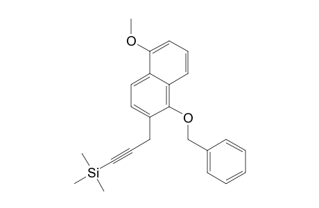 Silane, [3-[5-methoxy-1-(phenylmethoxy)-2-naphthalenyl]-1-propynyl]trimethyl-