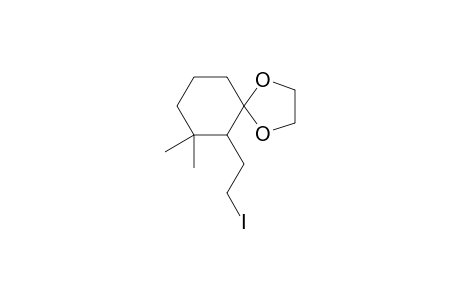 6-(2-IODOETHYL)-7,7-DIMETHYL-1,4-DIOXASPIRO-[4,5]-DECANE
