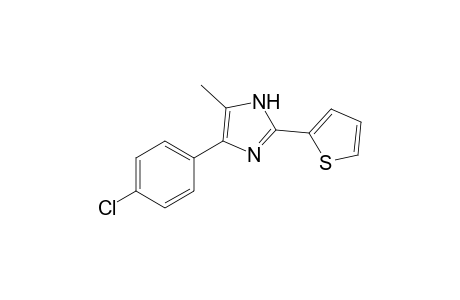 4-(4-chlorophenyl)-5-methyl-2-(2-thienyl)imidazole