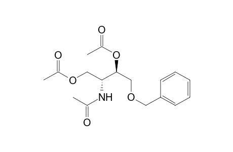 Acetamide, N-[2-(acetyloxy)-1-[(acetyloxy)methyl]-3-(phenylmethoxy)propyl]-, (R*,R*)-(.+-.)-