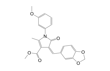 1H-pyrrole-3-carboxylic acid, 4-(1,3-benzodioxol-5-ylmethylene)-4,5-dihydro-1-(3-methoxyphenyl)-2-methyl-5-oxo-, methyl ester, (4Z)-