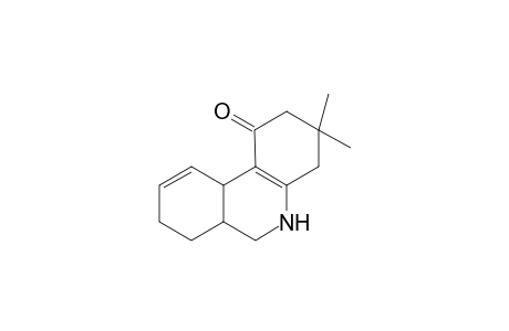 .delta.4a,10b,.delta.9-3,3-dimethyl-1-oxodecahydrophenanthridine