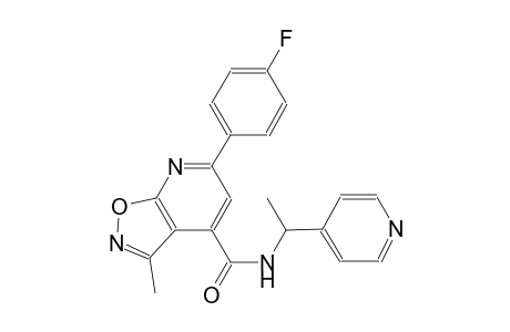 isoxazolo[5,4-b]pyridine-4-carboxamide, 6-(4-fluorophenyl)-3-methyl-N-[1-(4-pyridinyl)ethyl]-