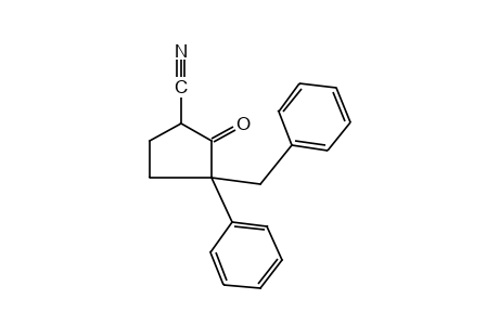 3-BENZYL-2-OXO-3-PHENYLCYCLOPENTANECARBONITRILE