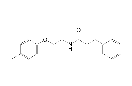 benzenepropanamide, N-[2-(4-methylphenoxy)ethyl]-