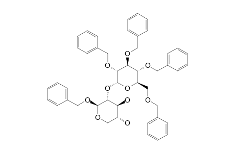 BENZYL-2-O-(2,3,4,6-TETRA-O-BENZYL-ALPHA-D-GLUCOPYRANOSYL)-BETA-D-RIBOPYRANOSIDE