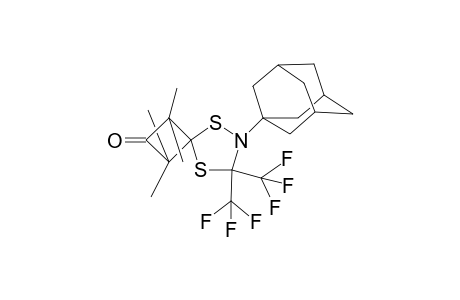 1,1,3,3-Tetramethyl-6-adamantanyl-7-(bistrifluoromethyl)-5,8-dithia-6-azaspiro[3,4]octane-2-one