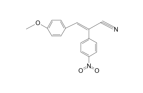 3-(4-Methoxyphenyl)-2-(4-nitrophenyl)-2-propenenitrile