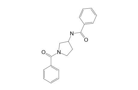 N1-(1-BENZOYLTETRAHYDRO-1H-3-PYRROLYL)-BENZAMIDE;MAJOR-PRODUCT;K-1215A