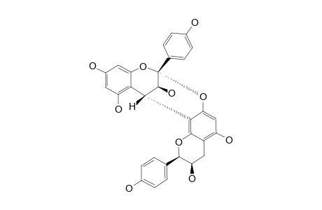 MAHUANNIN-A;ENT-EPIAFZELECHIN-(4-ALPHA->8,2-ALPHA->O->7)-EPIAFZELECHIN