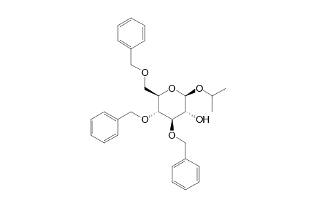 iso-Propyl 3,4,6-tri-O-benzyl-.beta.,D-glucopyranoside