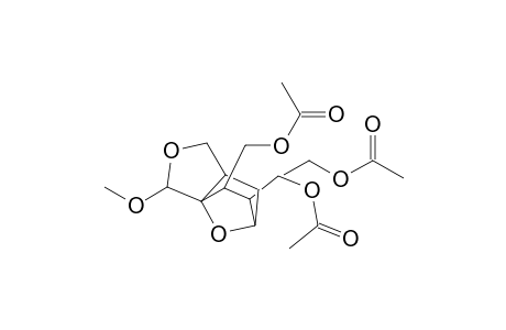 3H-3a,6-Epoxyisobenzofuran-4,5,7-trimethanol, hexahydro-3-methoxy-, triacetate