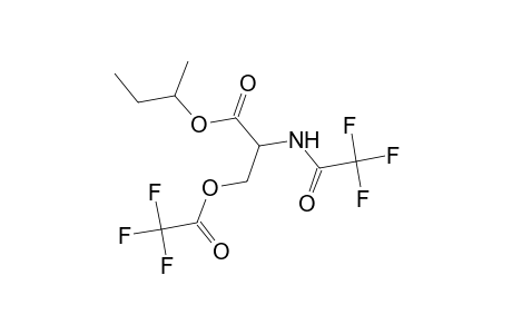 L-Serine, N-(trifluoroacetyl)-, 1-methylpropyl ester, trifluoroacetate (ester)