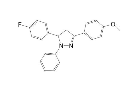5-(4-Fluorophenyl)-3-(4-methoxyphenyl)-1-phenyl-4,5-dihydro-1H-pyrazole