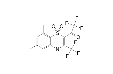 2-TRIFLUOROACETYL-3-TRIFLUOROMETHYL-6,8-DIMETHYL-4H-1,4-BENZOTHIAZINE-1,1-DIOXIDE