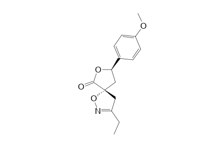 TRANS-3-ETHYL-8-(4-METHOXYPHENYL)-1,7-DIOXA-2-AZASPIRO-[4.4]-NON-2-EN-6-ONE
