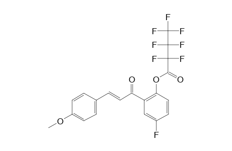 5'-Fluoro-2'-(heptafluorobutyryl)oxy-4-methoxychalcone (isomer 2)