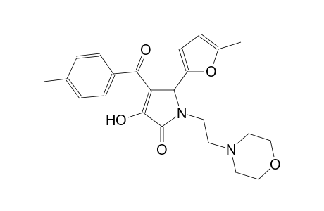 3-hydroxy-4-(4-methylbenzoyl)-5-(5-methyl-2-furyl)-1-[2-(4-morpholinyl)ethyl]-1,5-dihydro-2H-pyrrol-2-one