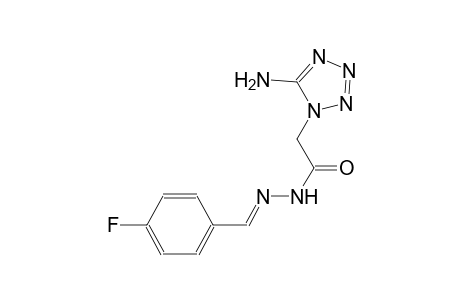 2-(5-amino-1H-tetraazol-1-yl)-N'-[(E)-(4-fluorophenyl)methylidene]acetohydrazide