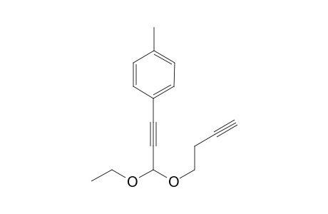 1-(3-(But-3-ynyloxy)-3-ethoxyprop-1-ynyl)-4-methylbenzene