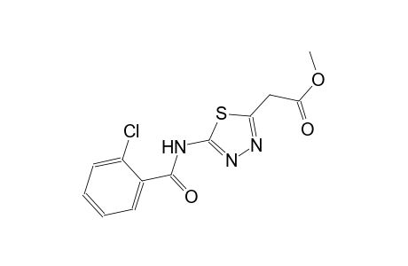 methyl {5-[(2-chlorobenzoyl)amino]-1,3,4-thiadiazol-2-yl}acetate