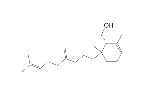 2,6-Dimethyl-6-(8-methyl-4-methylene-7-nonenyl)-2-cyclohexene-1.alpha.-methanol