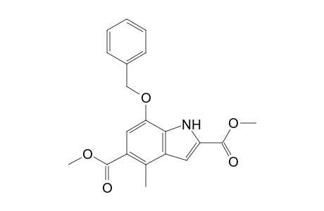 Dimethyl 7-benzyloxy-4-methyl-1H-indole-2,5-dicarboxylate