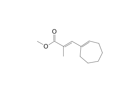 (E)-3-(1-cycloheptenyl)-2-methyl-2-propenoic acid methyl ester