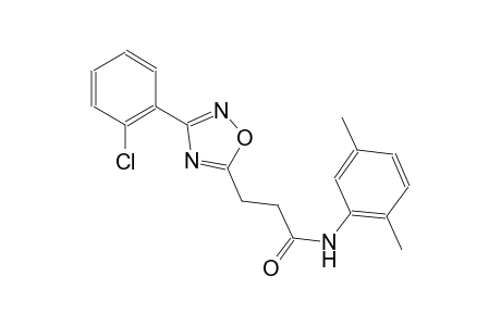 3-[3-(2-chlorophenyl)-1,2,4-oxadiazol-5-yl]-N-(2,5-dimethylphenyl)propanamide